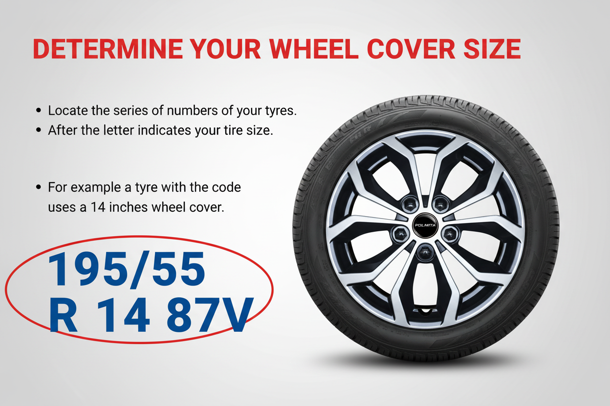 Premium Car Wheel Cover 15 Inch | POLIMITA (DC15VISION)