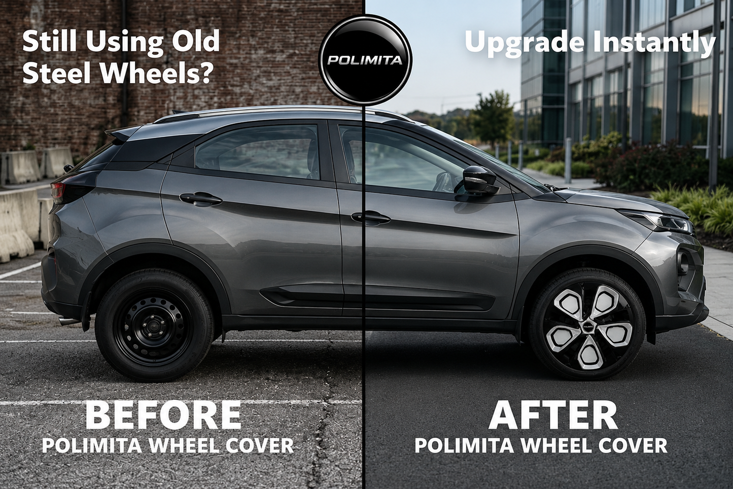 Premium Car Wheel Covers 15 Inch | POLIMITA (DC15TP)