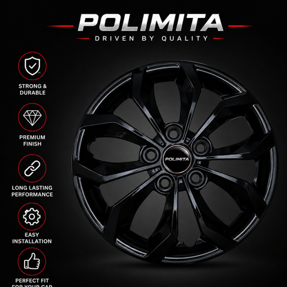 Premium Car Wheel Cover | 15 Inch POLIMITA (B15VISION)
