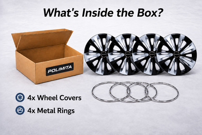 Premium Car Wheel Covers 15 Inch  / POLIMITA (DC15OERT)