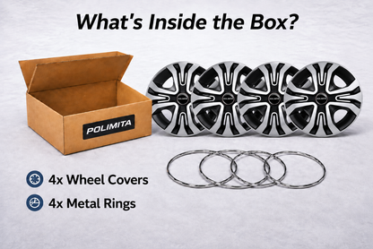 Premium Car Wheel Cover 14 Inch | POLIMITA (DC14TIAGO)