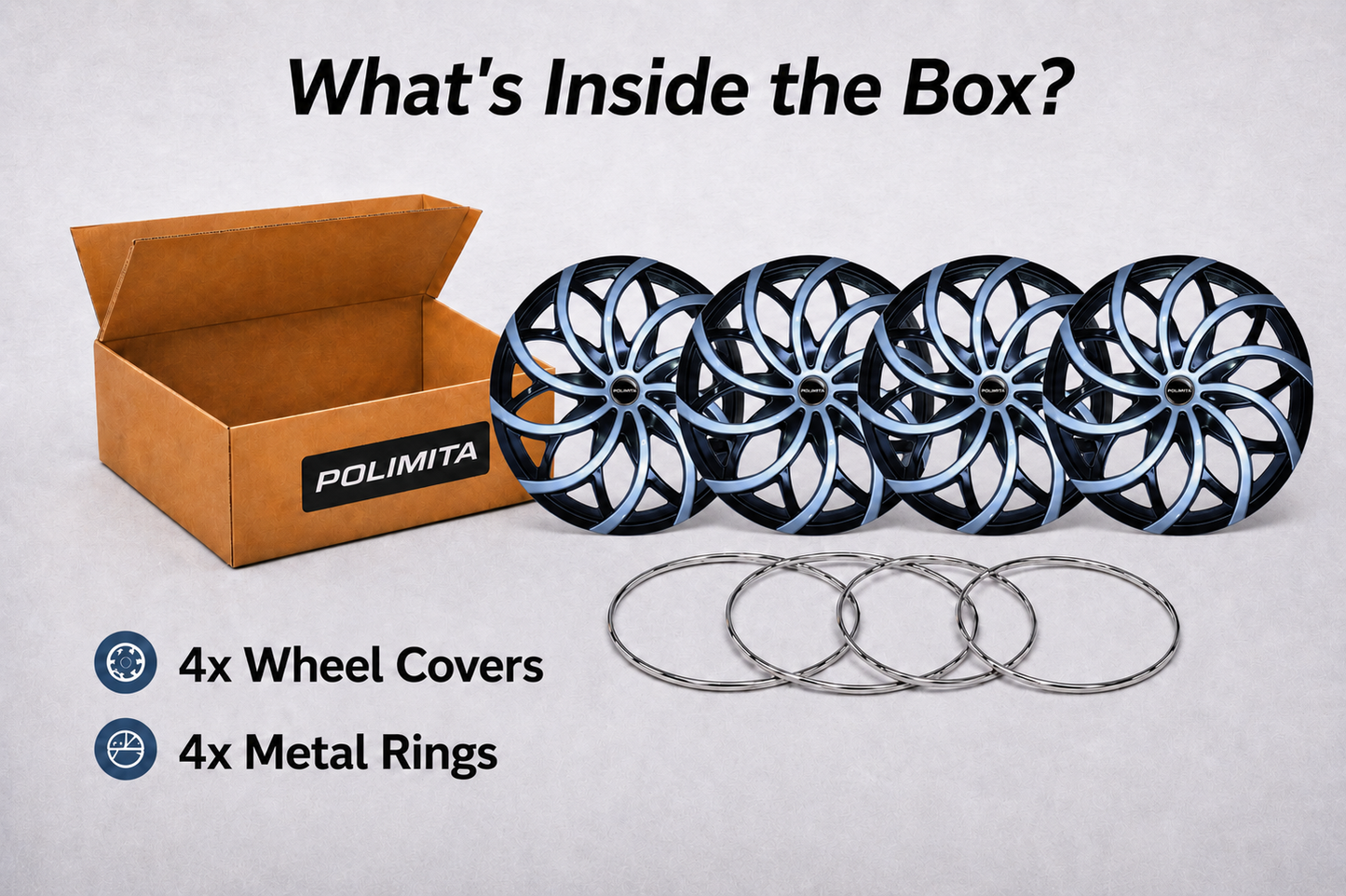 Premium Car Wheel Cover 15 Inch  POLIMITA (DC15DIA)