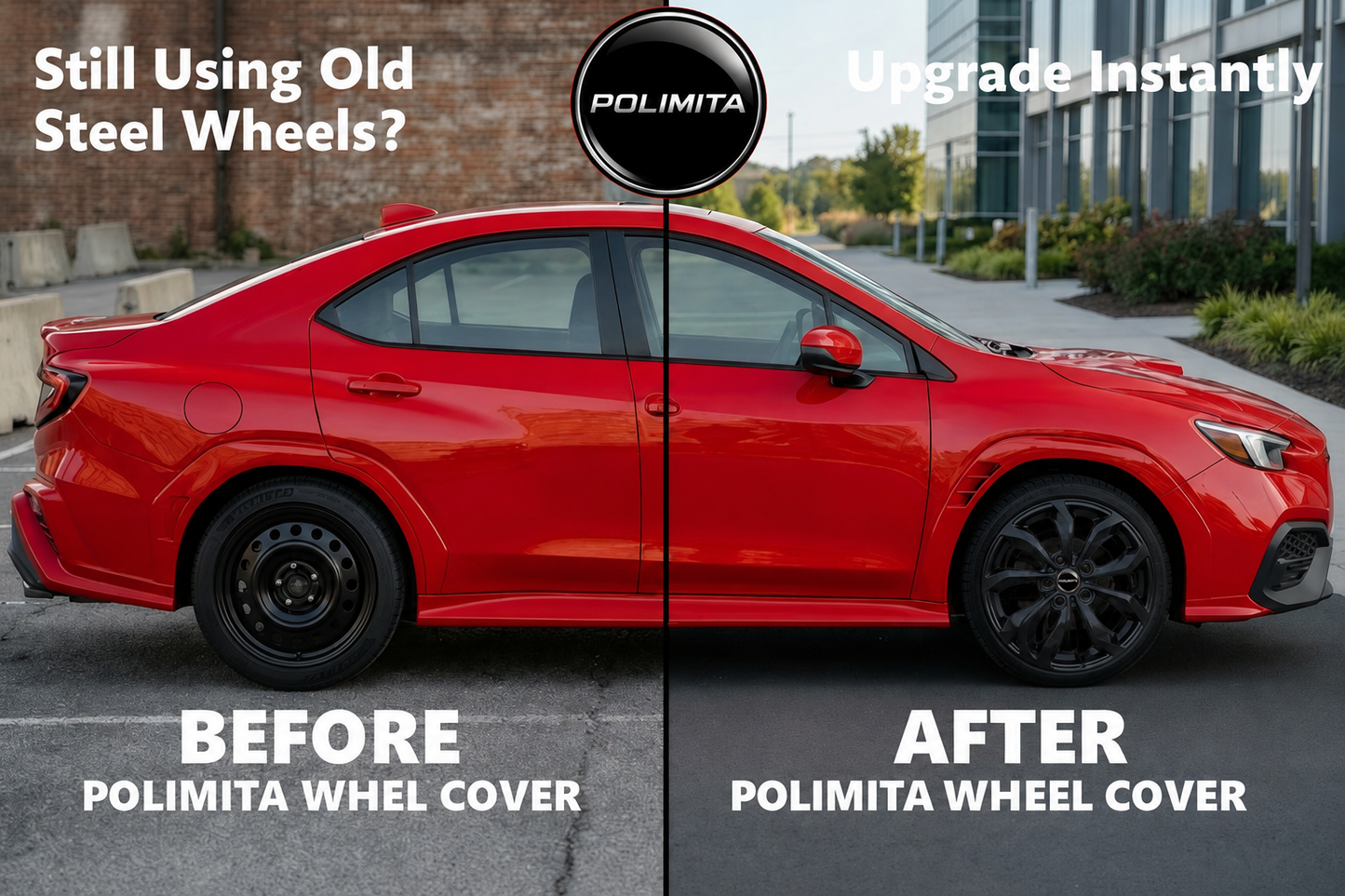 Premium Car Wheel Cover | 15 Inch POLIMITA (B15VISION)