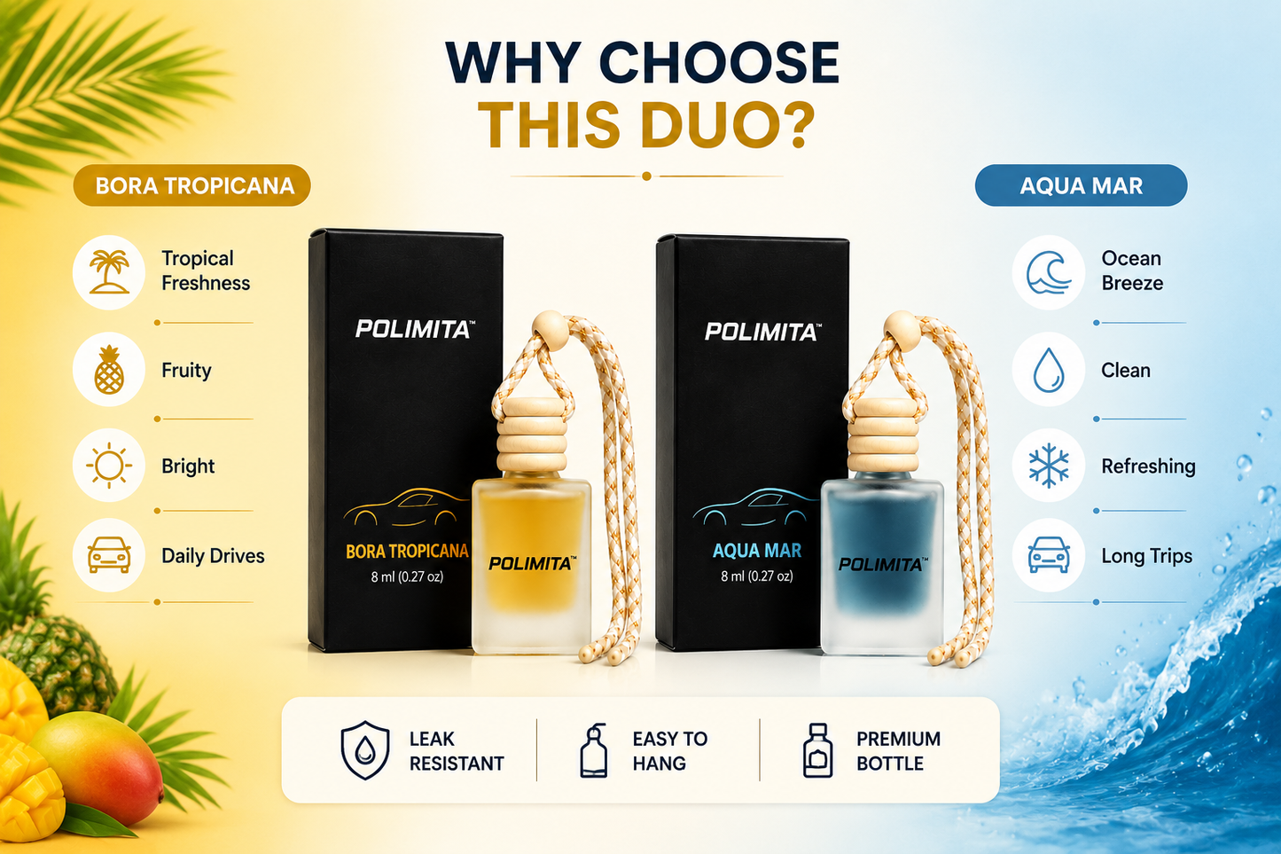 Duo Collection — Aqua Mar & Bora Tropicana