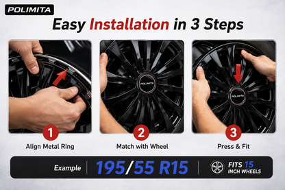 Premium Car Wheel Cover 15 Inch | POLIMITA (B15NINNOVA)