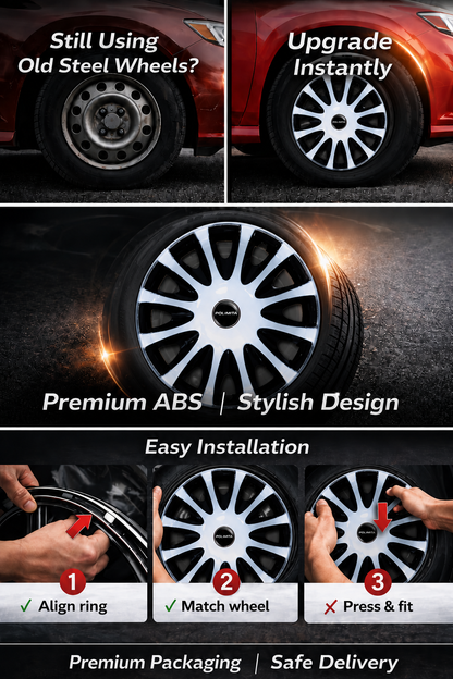 Premium Car Wheel Cover 15 Inch | POLIMITA (DC14IND)