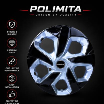 Premium Car Wheel Covers 15 Inch | POLIMITA (DC15TP)