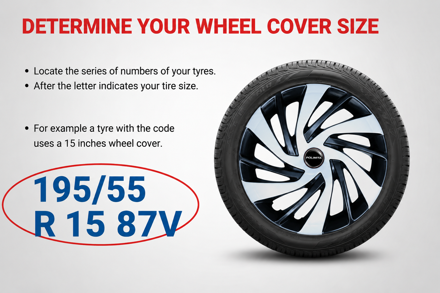 Premium Wheel Cover | POLIMITA (DC15ERT)